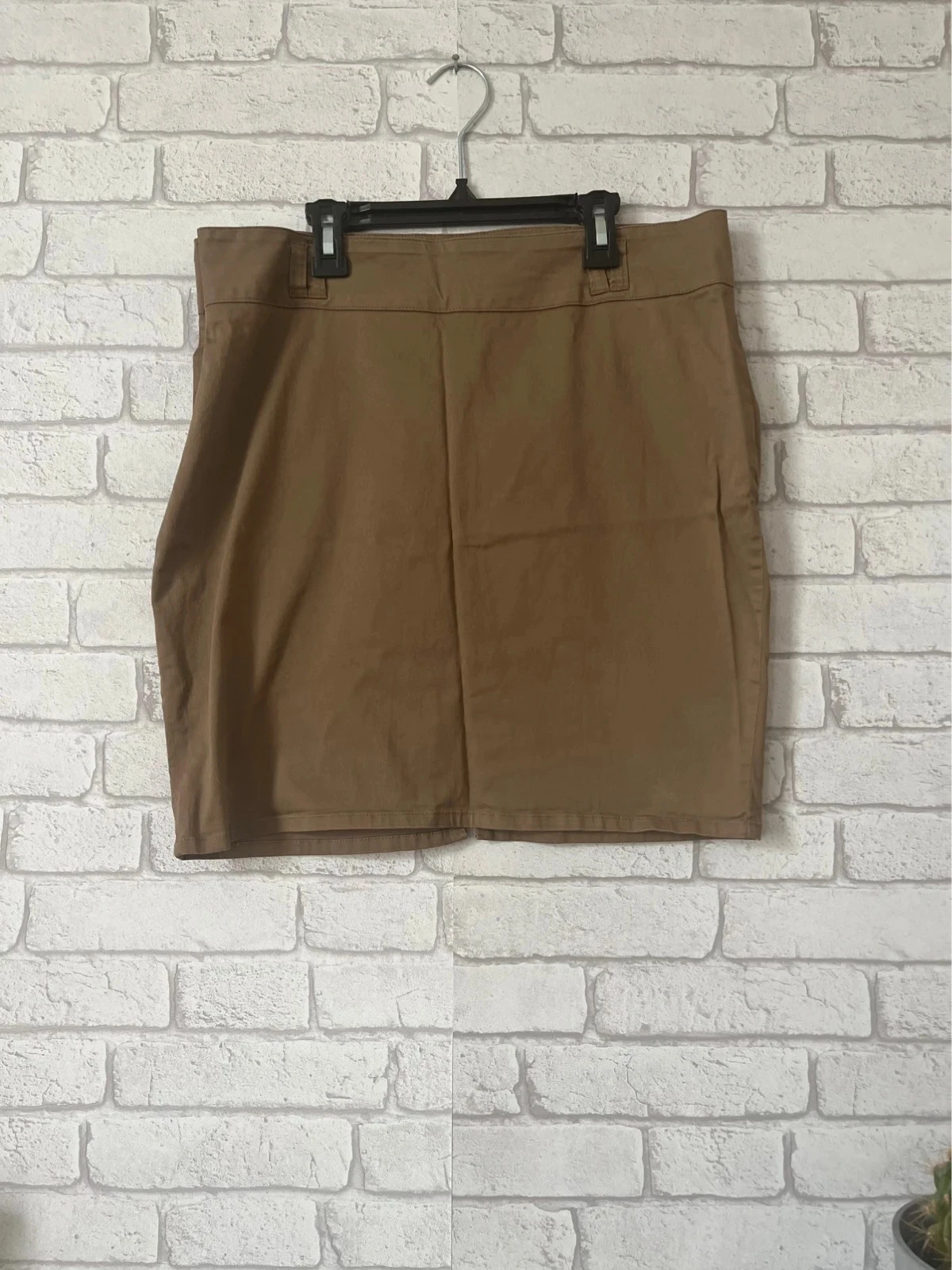 Jupe droite camel In Extenso – Taille 44